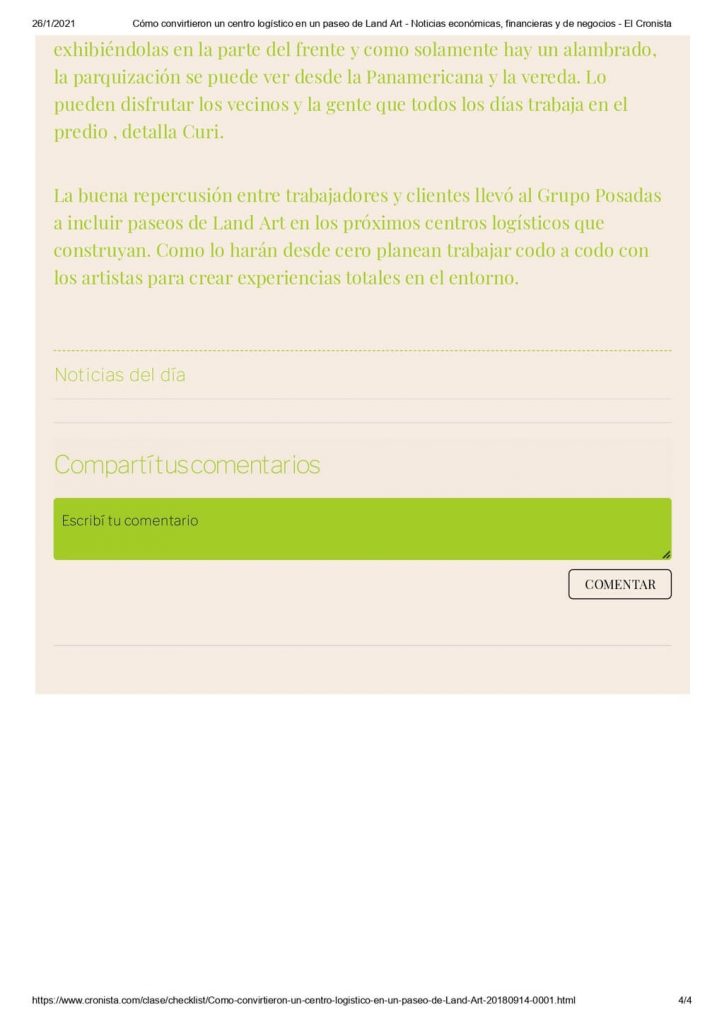 Cómo convirtieron un centro logístico en un paseo de Land Art - Noticias económicas, financieras y de negocios - El Cronista_page-0004