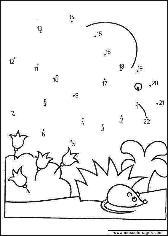 dibujos para unir con puntos