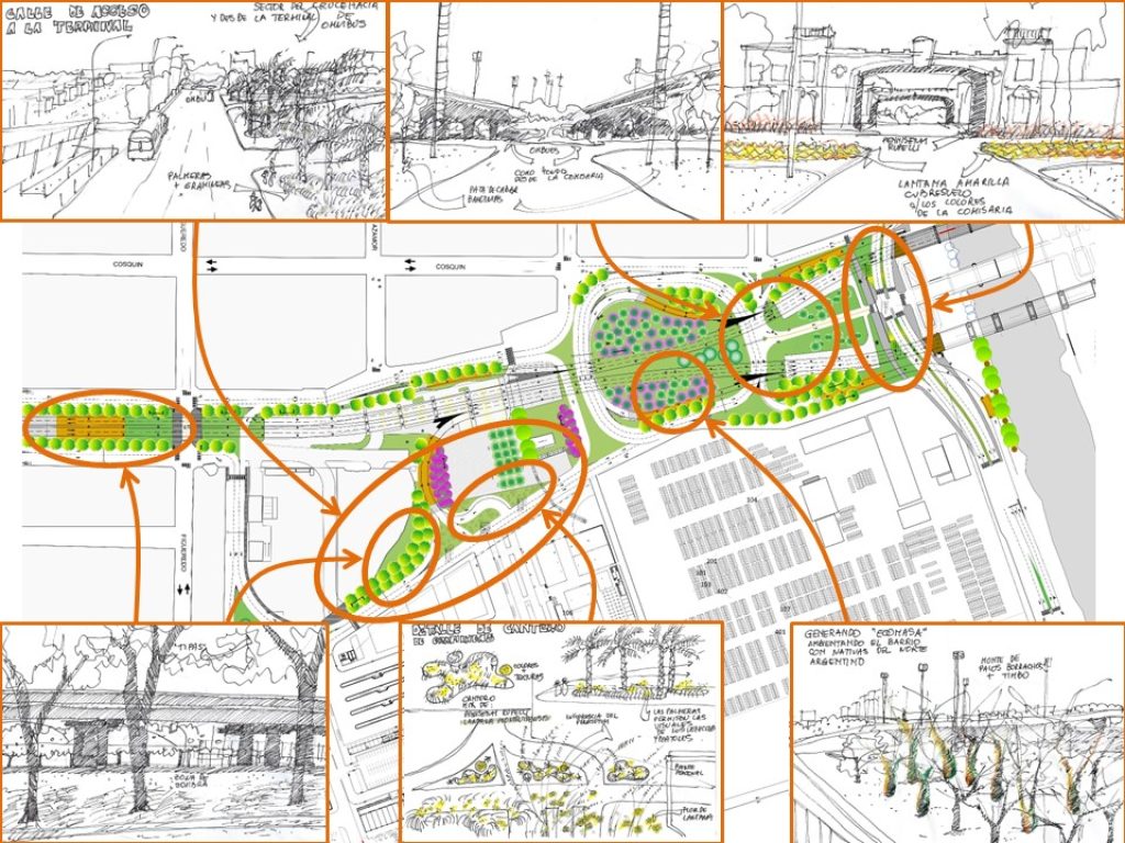 Propuesta paisajística general