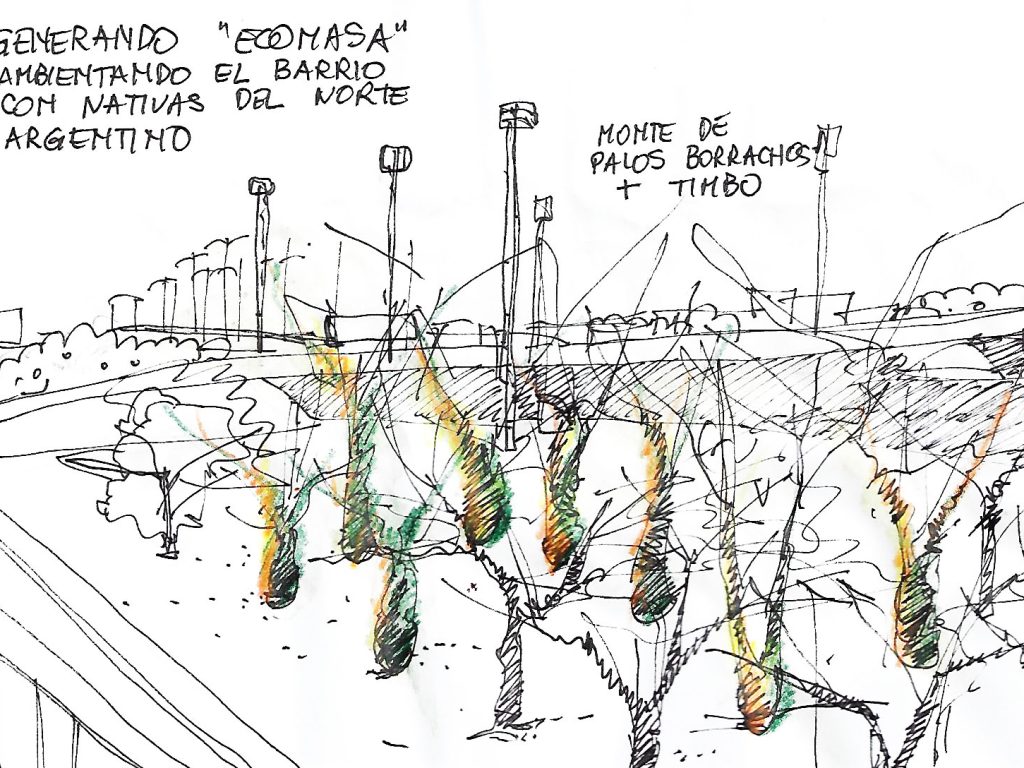 Propuesta de monte de Palos borrachos y Timbó