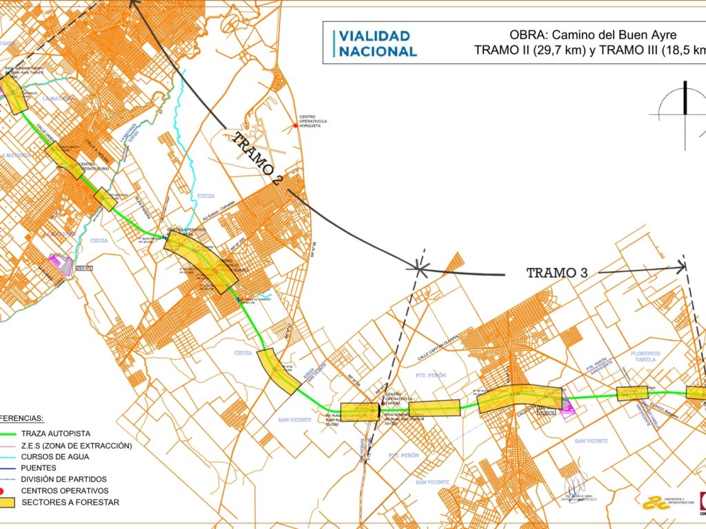 Esquema gral. de tramos 2 y 3