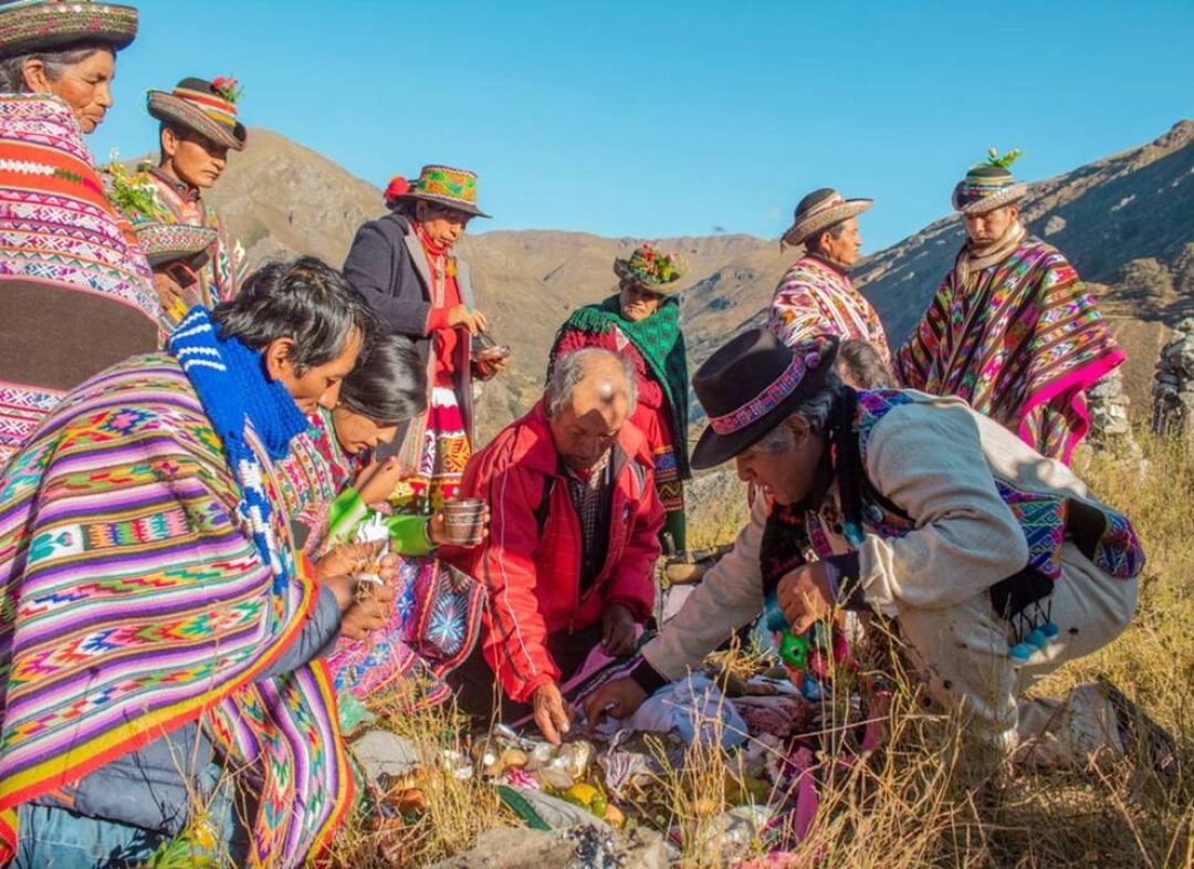 Sarhua,,Ayacucho,-,Peru;,August,18th,Of,2021:,Quechua,Indians